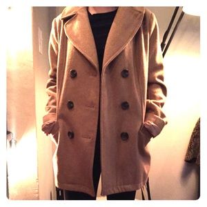 Camel Wool Peacoat
